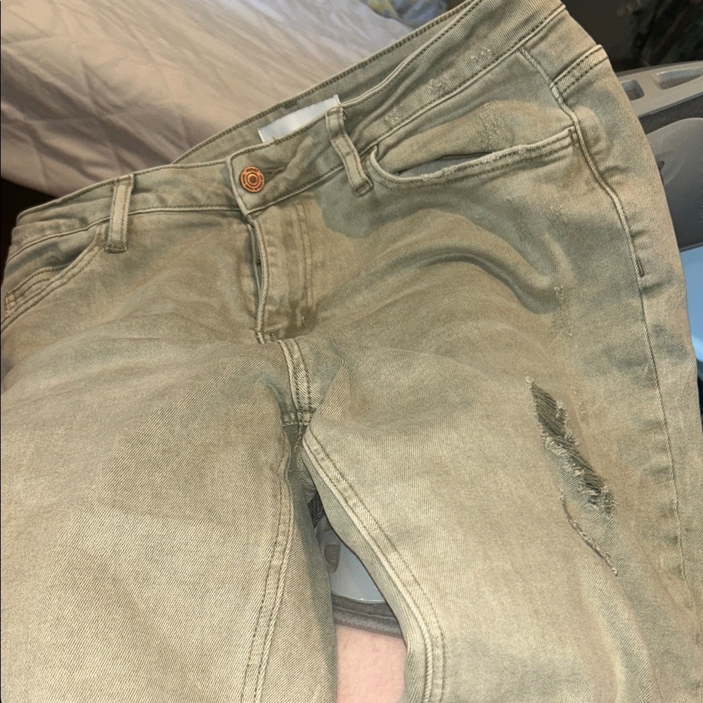Stylish Green Women's Jeans
